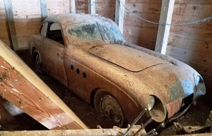 
Уникальный BMW 328 простоял в гараже с 1970-х годов. | Фото: drive2.ru.
