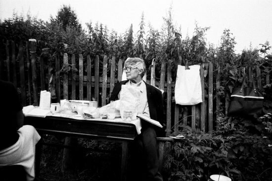 Венедикт Ерофеев летом 1987 года в Верховье // Фото: Александр Кроник