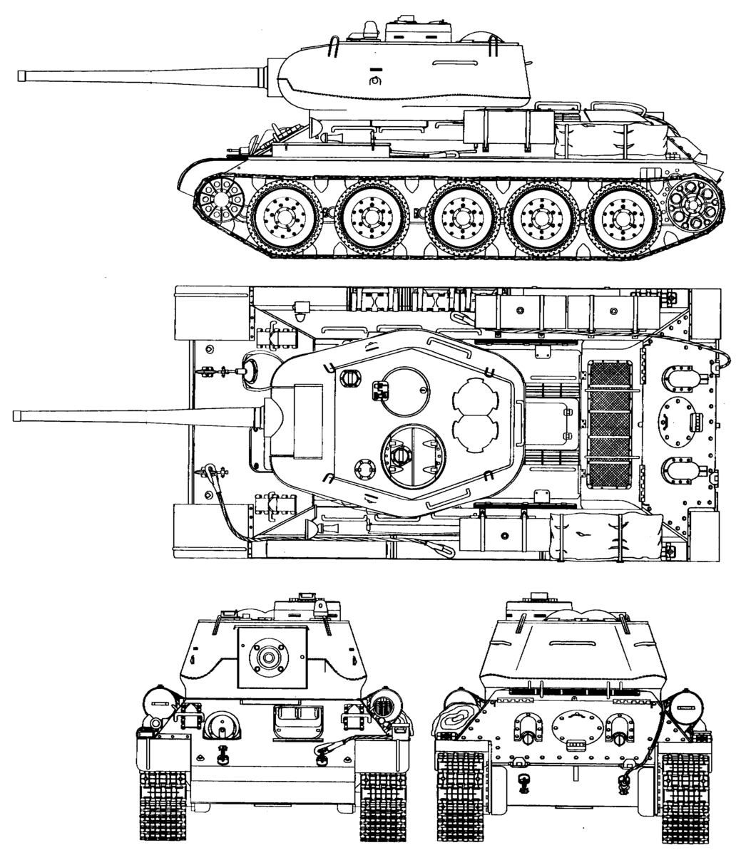 Т 34 85 схема