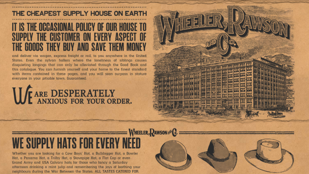 Каталог Wheeler & Rawson