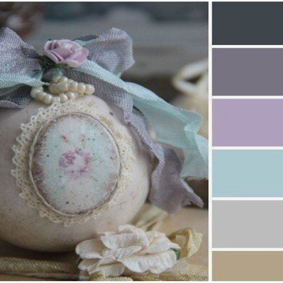 Цветовая палитра стиля шебби-шик                                      Источник: color.romanuke.com/ 