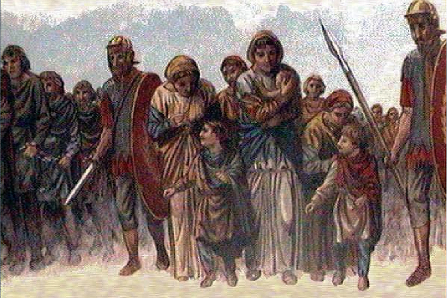 Главный источник римских рабов -- завоевательные войны. Но даже в самых масштабных из них захватывалось всего несколько десятков тысяч пленников