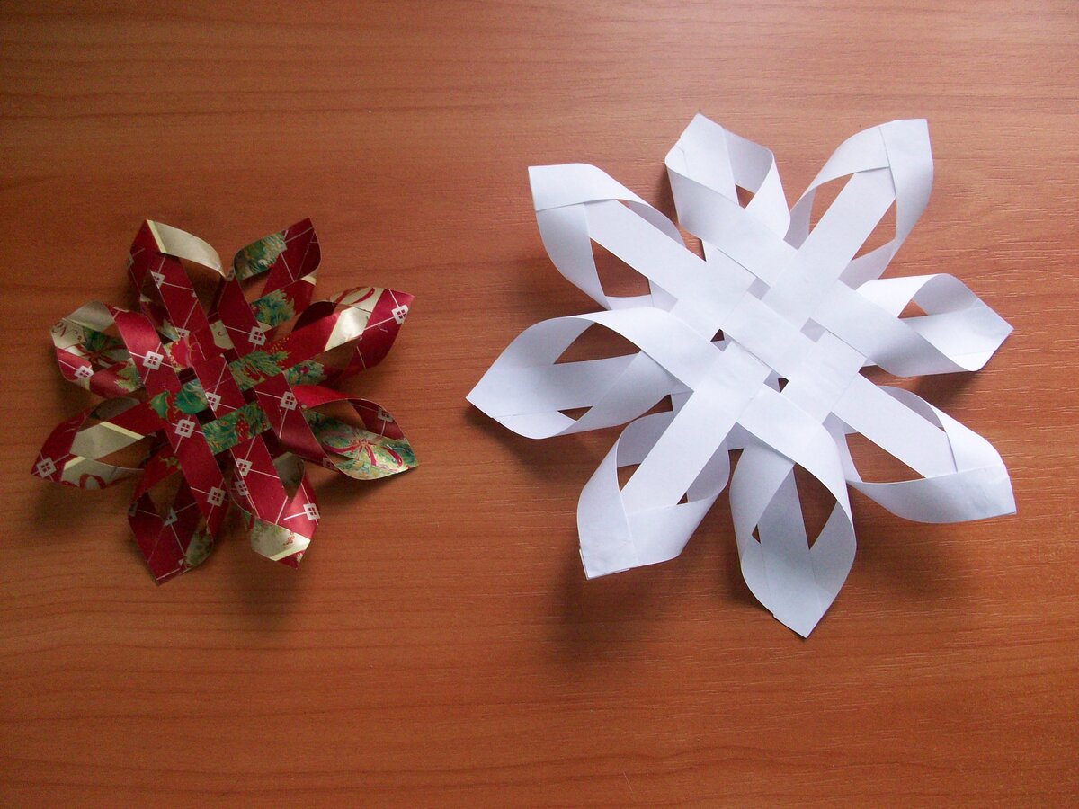 Креативные снежинки своими руками из бумаги