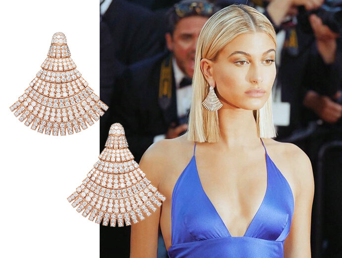 В серьгах de Grisogono Ventaglio