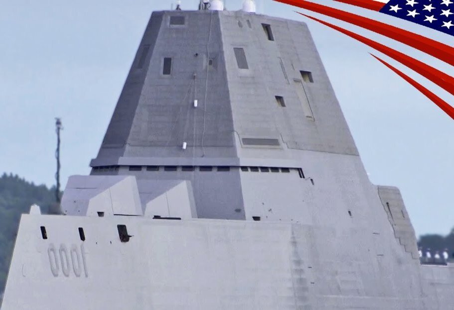 Американский корабль проекта DDG-1000 - USS Zumwalt