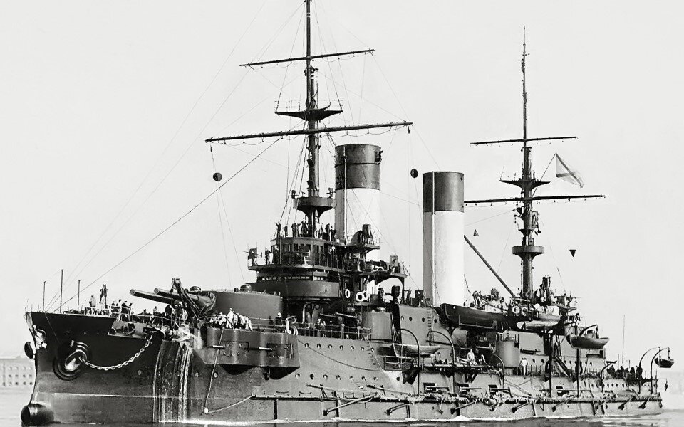 «Орел» в Кронштадте, 1904 г. Ист.: wiki.wargaming.net