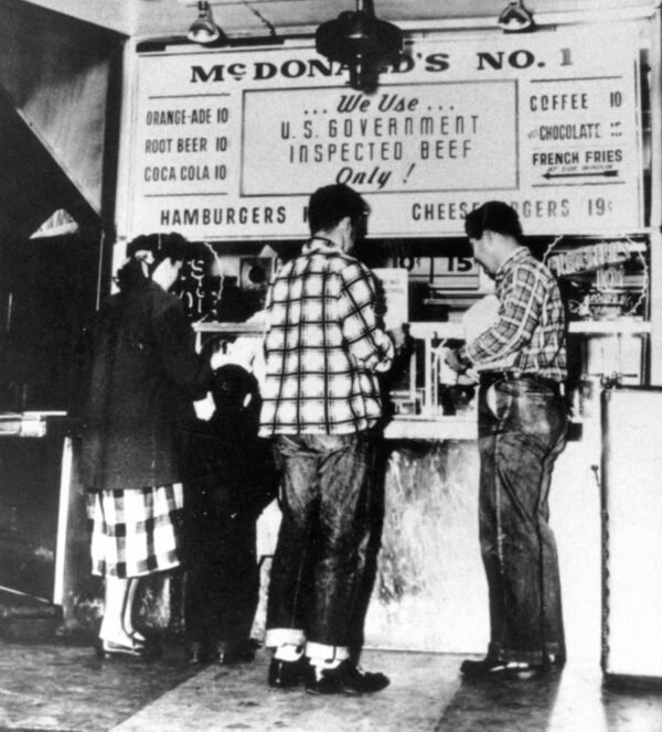 Закусочная McDonalds No.1, 1948 год
