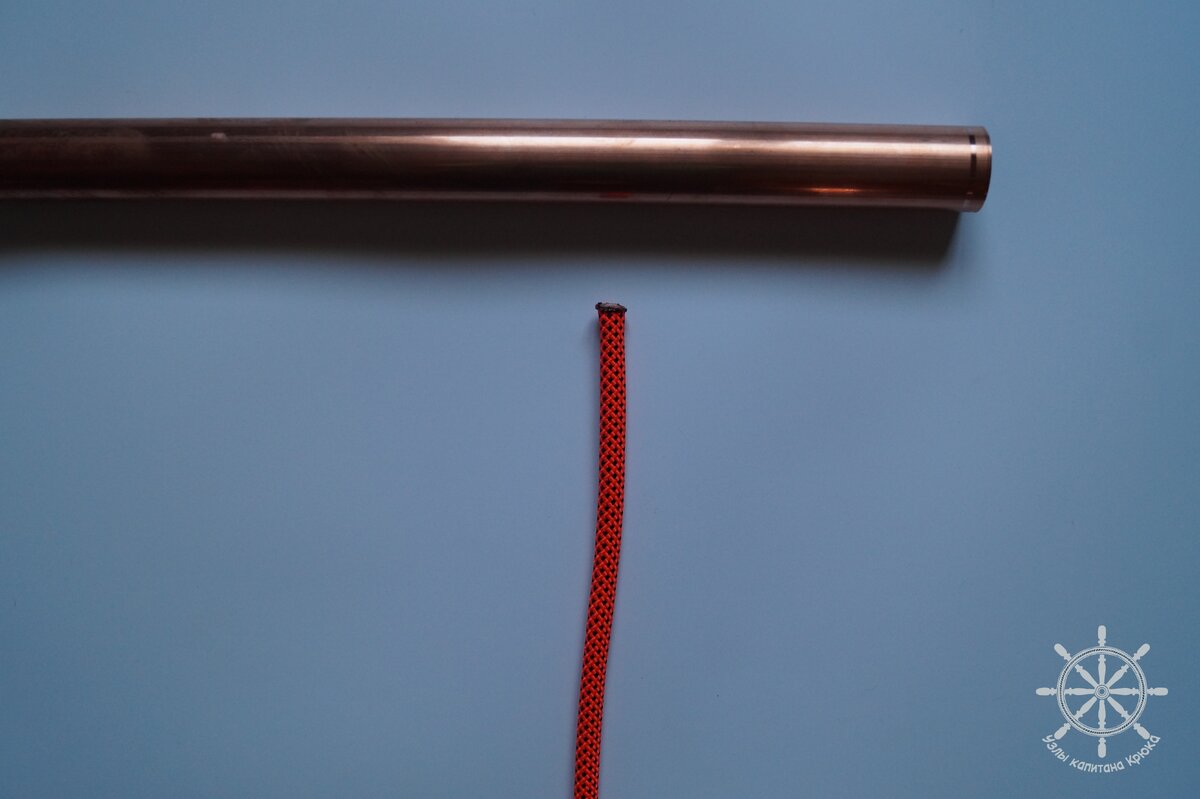 Как вязать узел задвижной штык - шаг 1