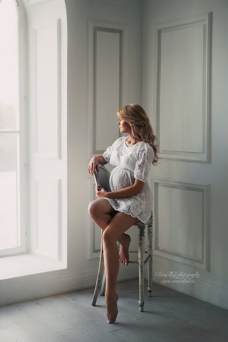 Boho pregnancy photo