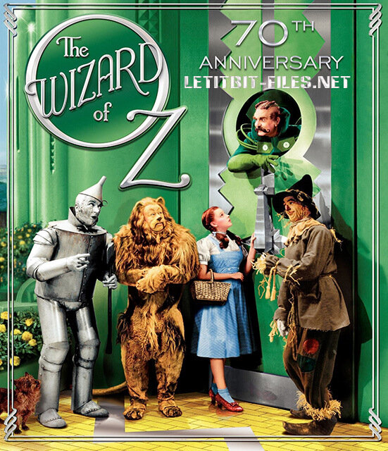 Обложка диска, выпущенного к юбилею фильма. Здесь мы видим окончательный вариант костюма для героини Джуди Гарленд. 
