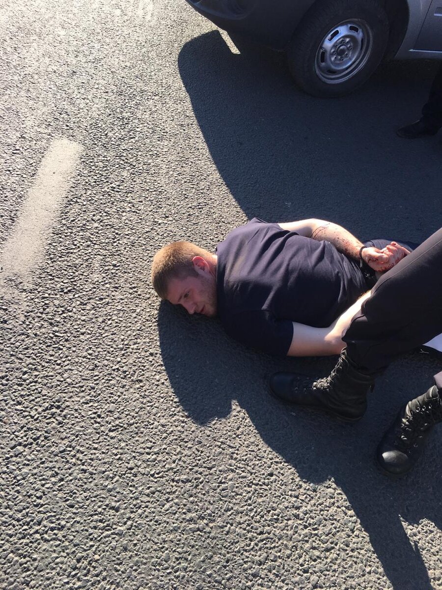 Момент задержания 