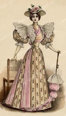 Аркадиной примерно 43 года, но она выбирает светлые цвета в одежде. Ее сын считает, что его присутствие стесняет мать, так как при нём ей сразу 43, а без него ей можно дать и 35, и она "может носить светлые кофточки". В начале 4-го акта Шамраев так приветствует Аркадину: "Светлая кофточка... живость... грация". На этот момент ей уже примерно 45 лет.