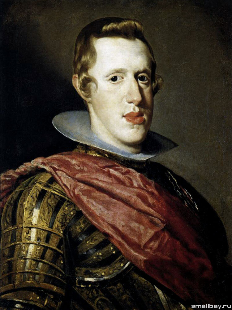 Веласкес Портрет короля Испании Филиппа IV в доспехах.