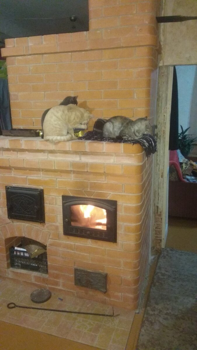 Печь в кухне. 