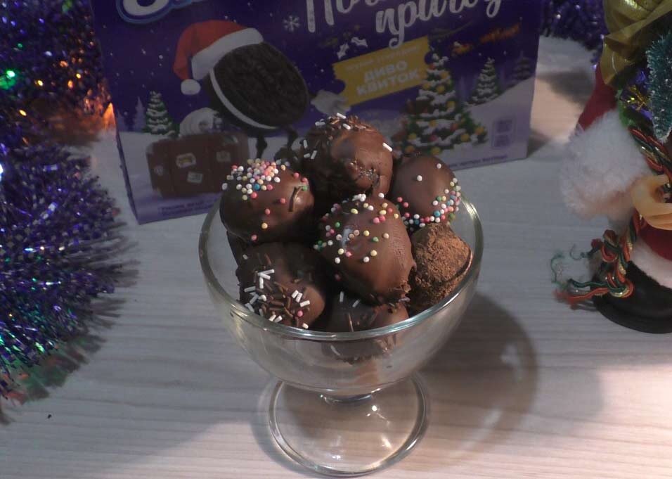 Шоколадные трюфели из печенья Орео