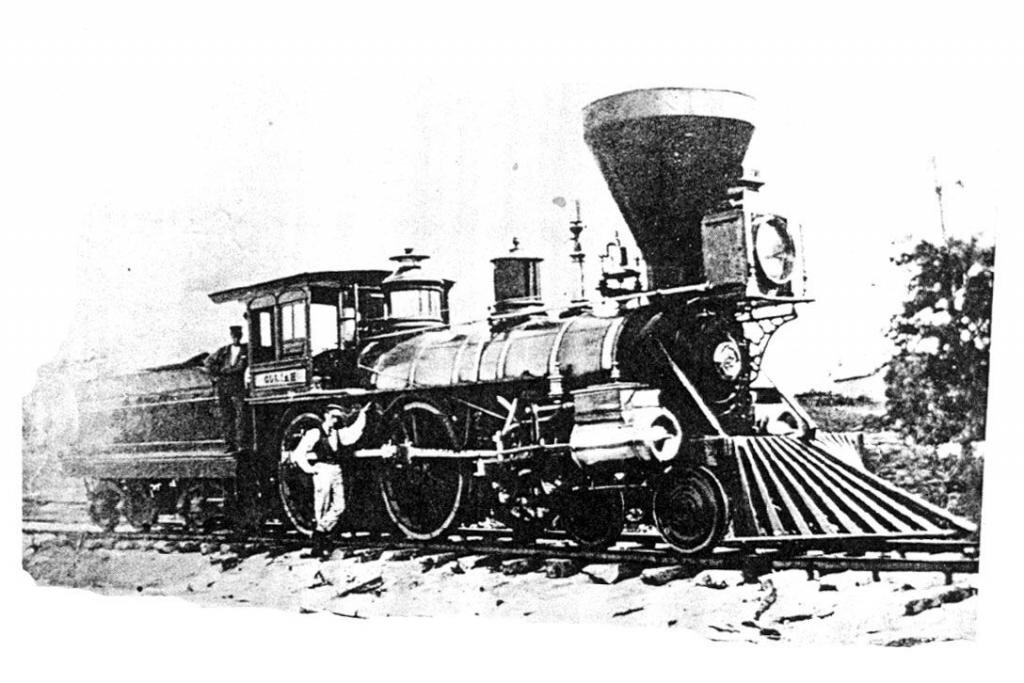 Самый первый поезд в мире фото