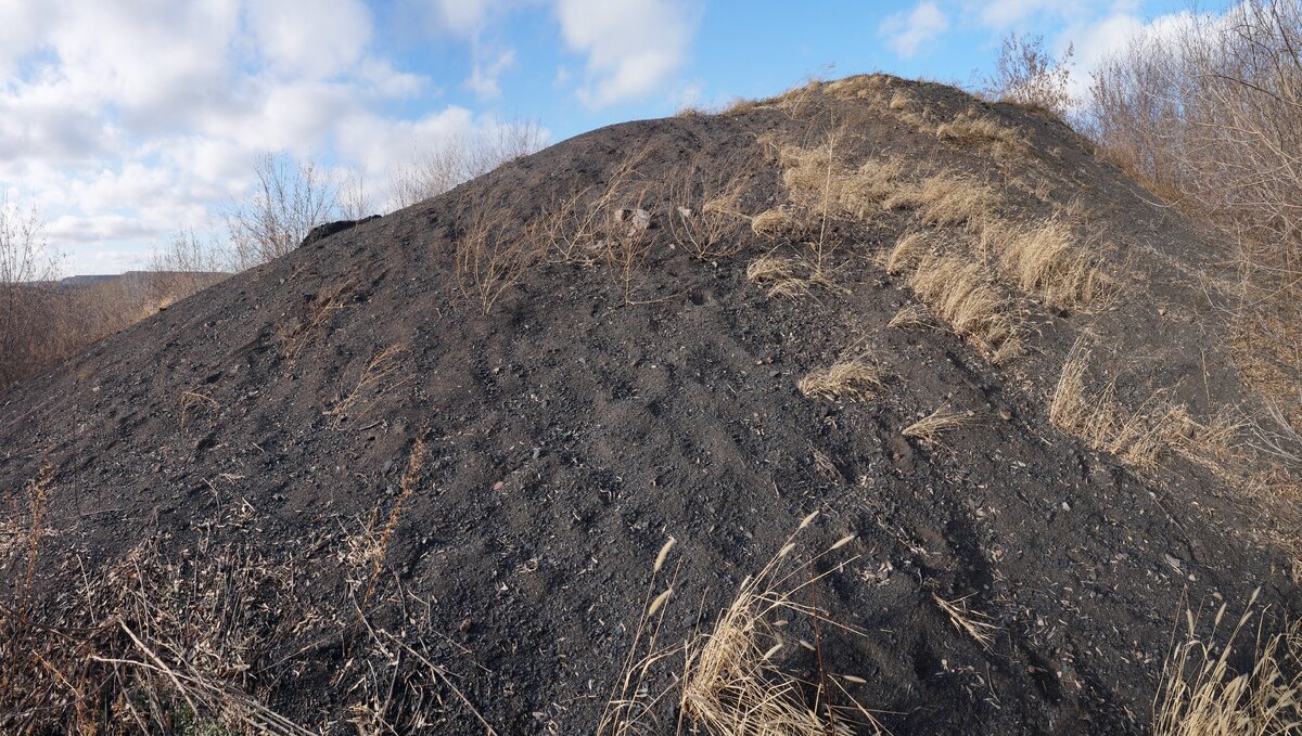 Вершина террикона ш.Киселевская.