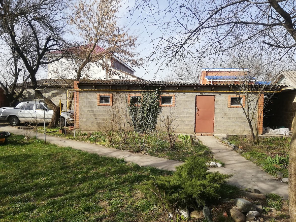 Папа, приезжая в гости все равно машину снаружи перед гаражом ставит...