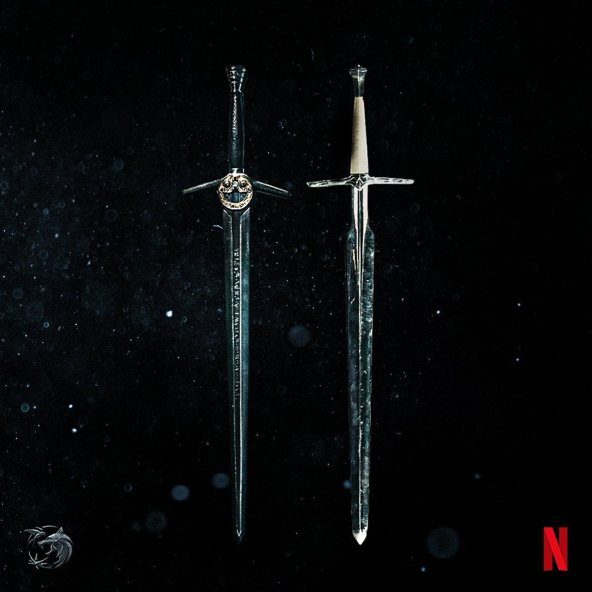 Клинок 3 дата выхода. Мечи Геральта Ведьмак 3. Ведьмак Netflix Sword. Меч Геральта Нетфликс. Мечи из Ведьмака 2.