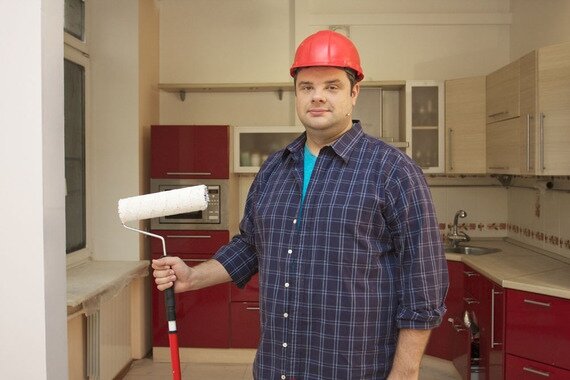 Всеми любимый А.Гришаев с своей именной каской