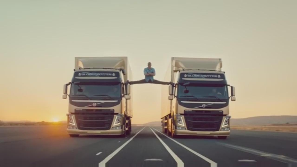 кадр из рекламы Volvo