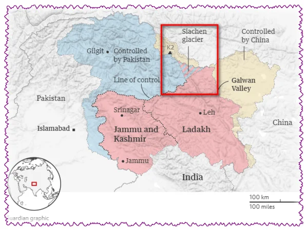 Спорная территория Индии и Китая