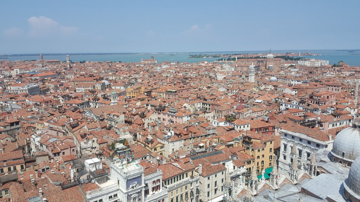 Вид на Венецию с Кампанилы (колокольни Сан Марко)