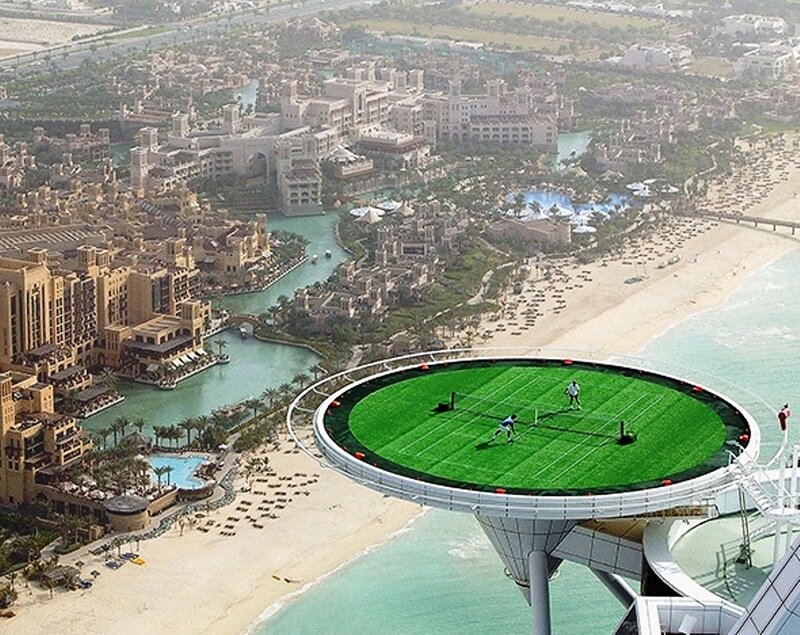 Теннисный корт Burj Al Arab