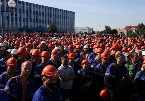 Забастовка рабочих в Беларуси