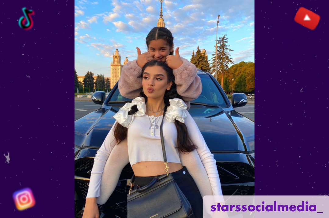 Дина с сестренкой Маликой