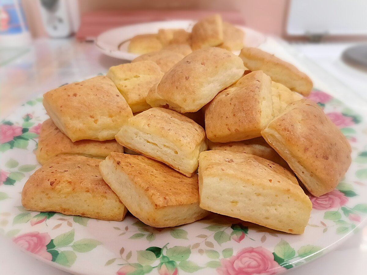 Творожное печенье без яиц