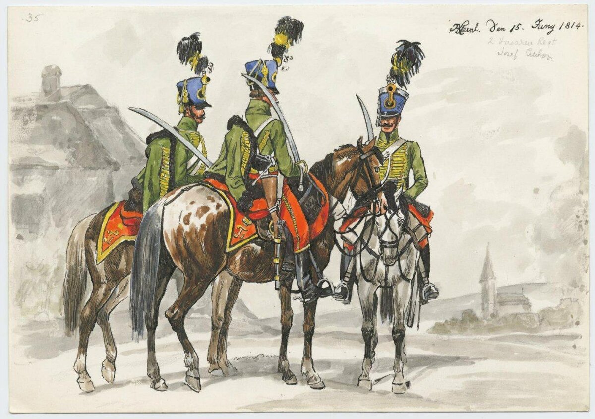 Австрийские гусары 1805