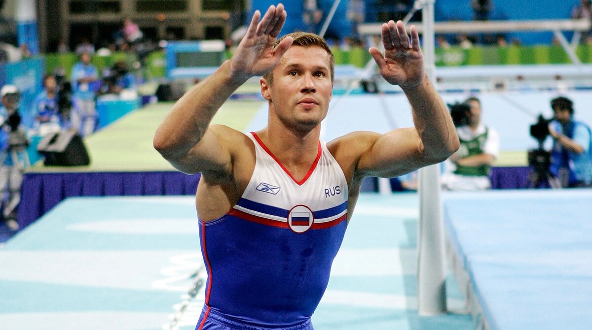 Алексей Немов. Афины. 2004.