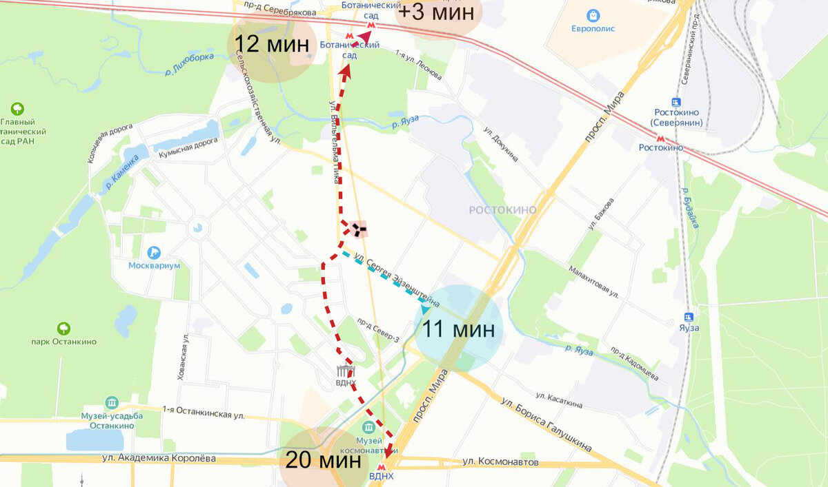 Карта ростокино москва с номерами домов