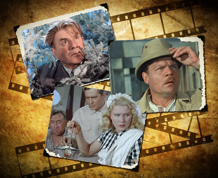 Авторский коллаж - Тест - вспоминаем советские фильмы по кадру 
