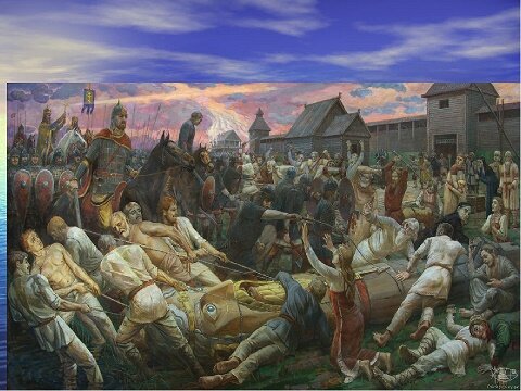 Насильственная христианизация Руси и свержение Светлых богов