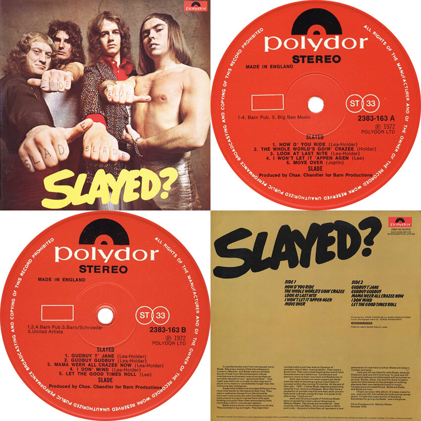 UK, 1972 - Polydor – 2383 163