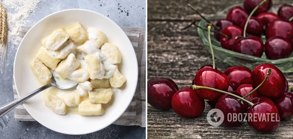 Ленивые вареники для завтрака  