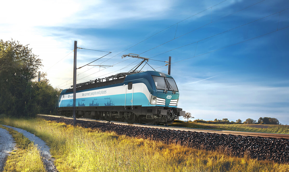 Рендер локомотива Vectron MS для ČD. Источник: Siemens