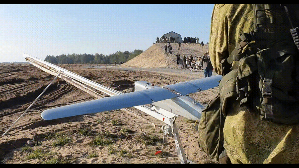 Запуск беспилотника