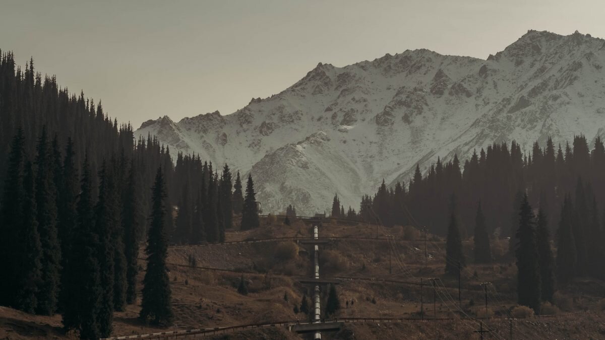 Алматы Чимбулак ледник