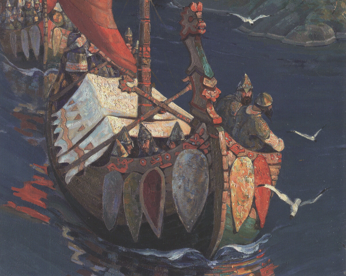 Драккар - военный корабль викингов