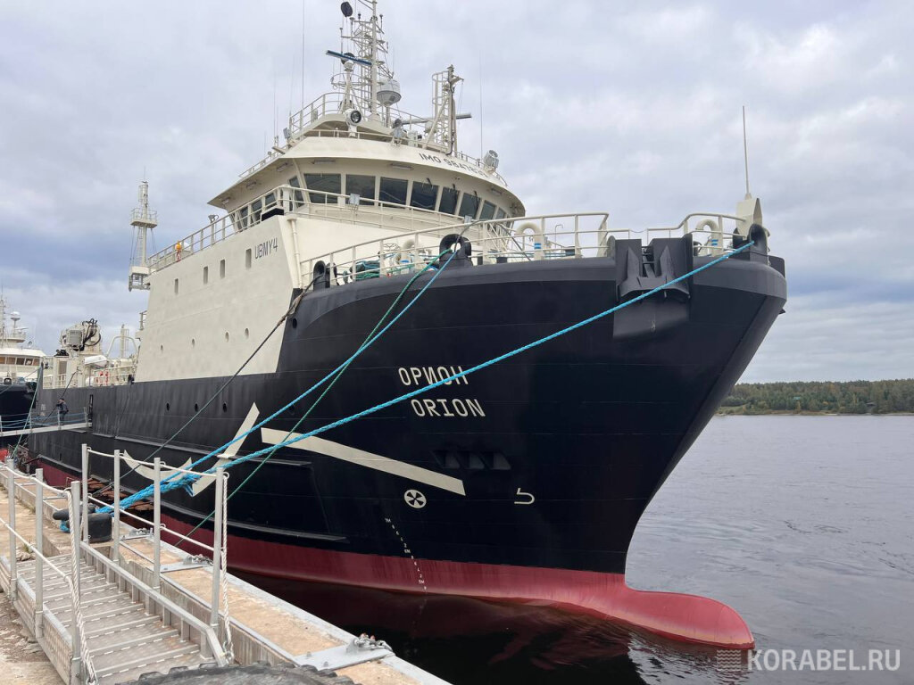 Морозильный траулер "Орион" ушел на ходовые испытания / Фото: Корабел.ру  📷
