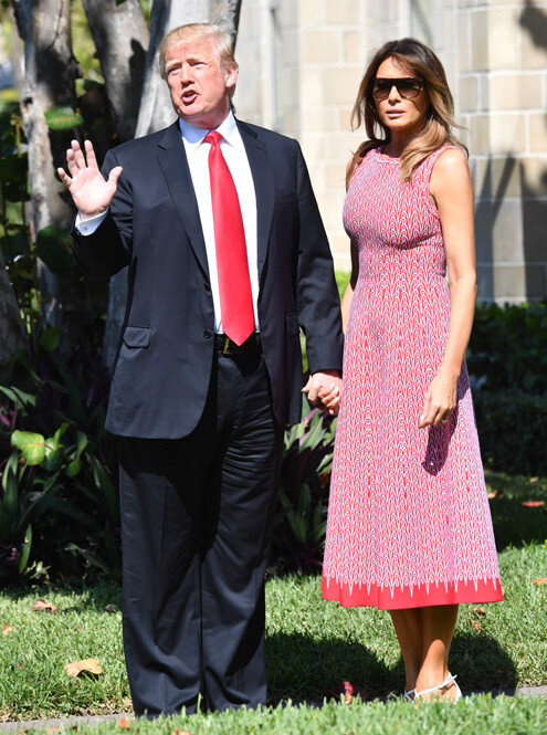 Дональд и Мелания Трамп