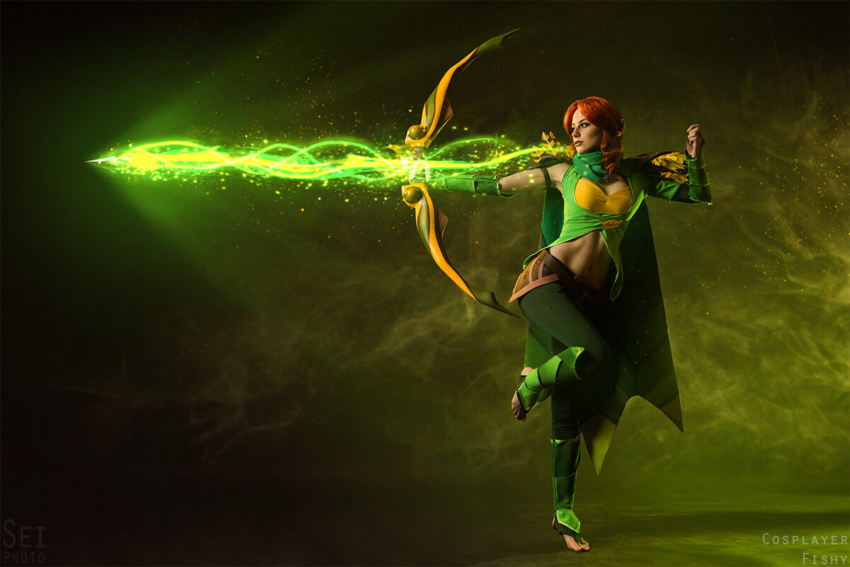 ВИНДРЕЙНДЖЕР дота 2. ВРКА дота 2. Стрела Windranger. Windranger из Dota 2.