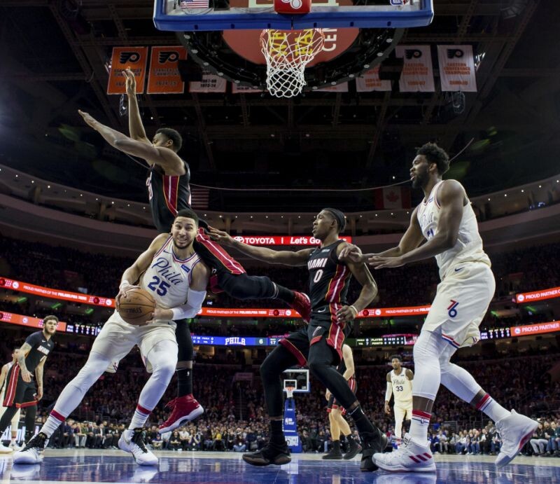 Ben Simmons, Joel Embiid and Co. punctuated the arrival of “The Process” ahead of schedule Tuesday, completing a dominant series win over the Heat