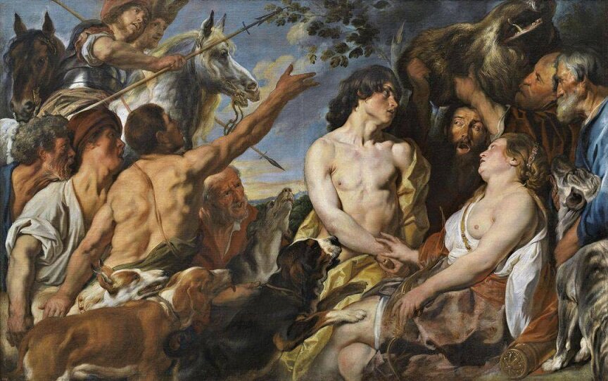 «Мелеагр и Аталанта», 1620-50 гг