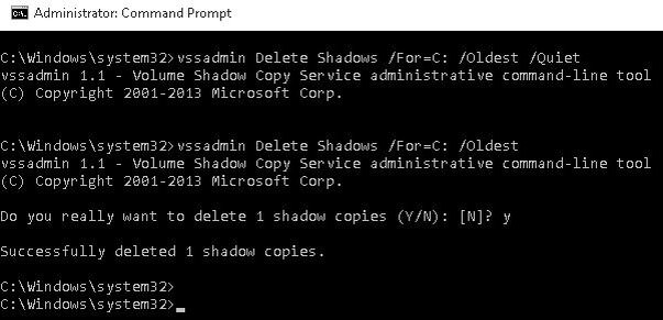 List shadows. Vssadmin. Как удалить теневое копирование на виндовс 10. Admin Commands.