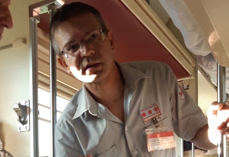 Начальник поезда, в котором ехала Пономарева