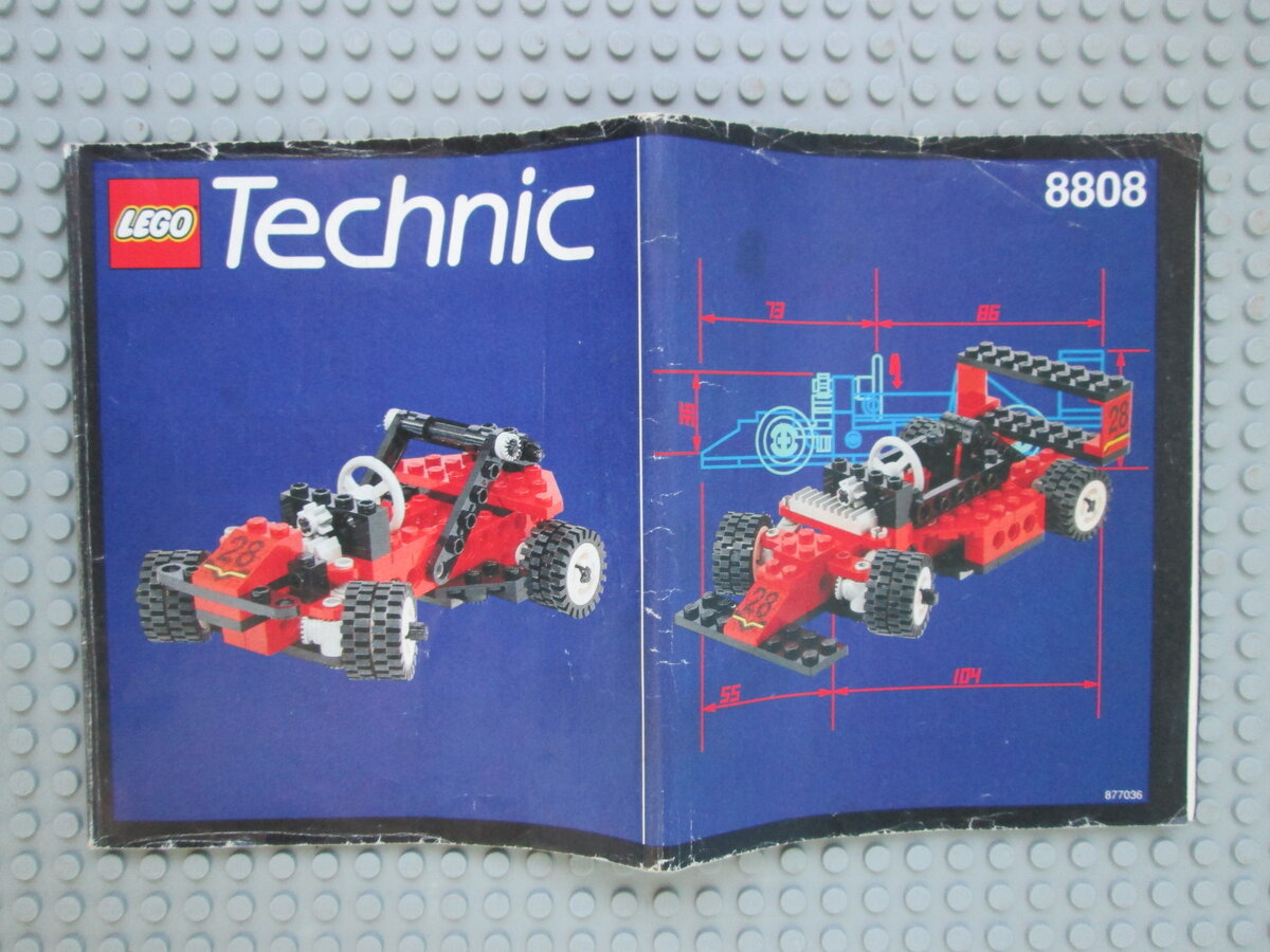 Обзор набора Лего серии «Technic» №8808 «Гонщик Ф1» | Лего Малефик | Дзен